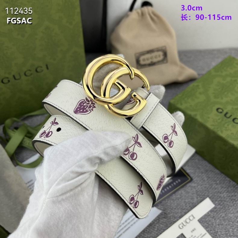 Gucci belt 30mmX90-115cm 8L (30)