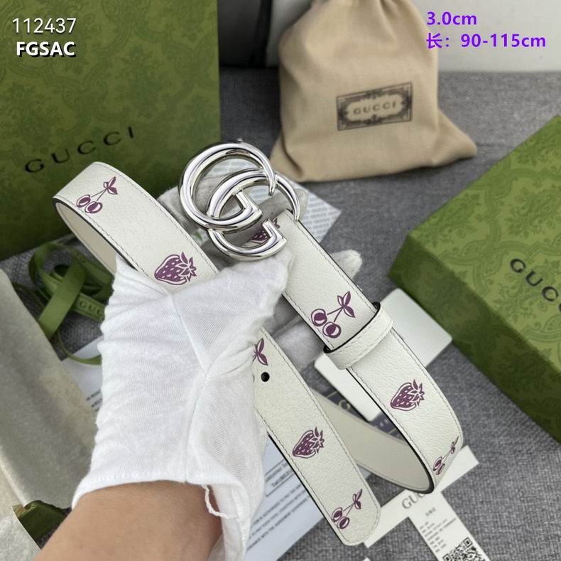 Gucci belt 30mmX90-115cm 8L (34)