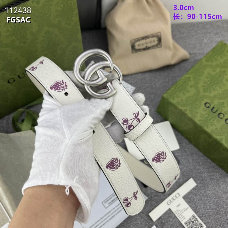 Gucci belt 30mmX90-115cm 8L (35)