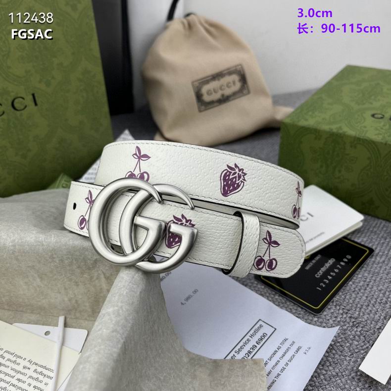 Gucci belt 30mmX90-115cm 8L (36)