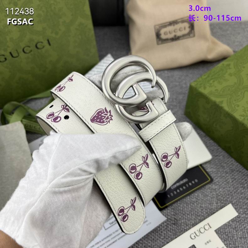 Gucci belt 30mmX90-115cm 8L (37)