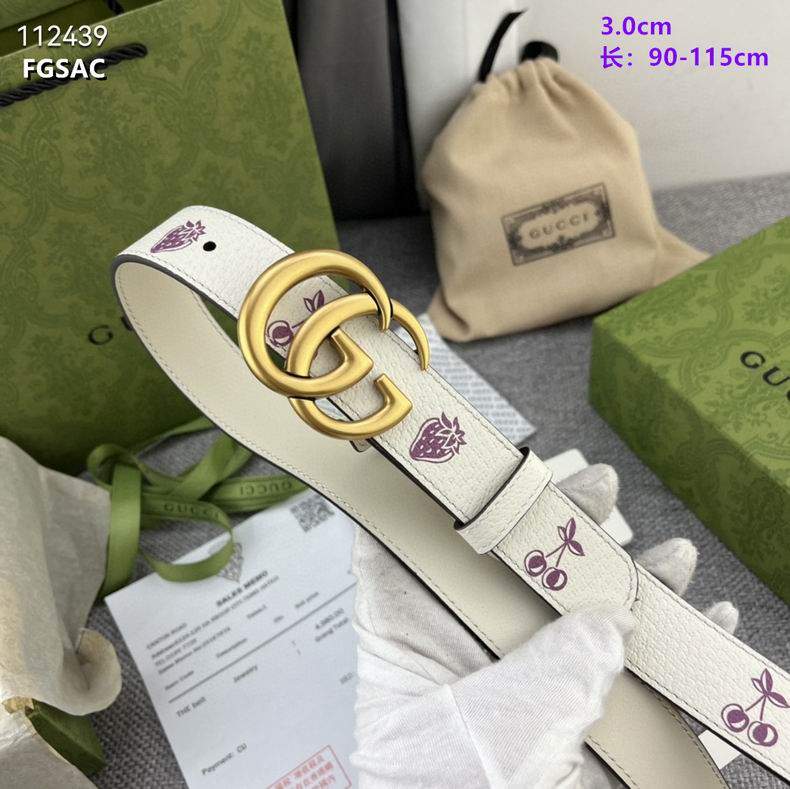 Gucci belt 30mmX90-115cm 8L (39)