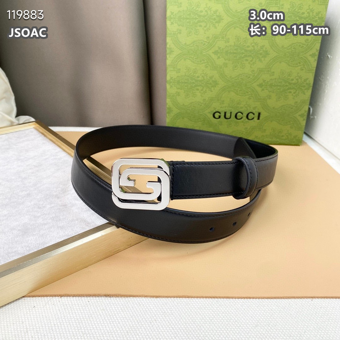 Gucci belt 30mmX90-115cm 8L (4)