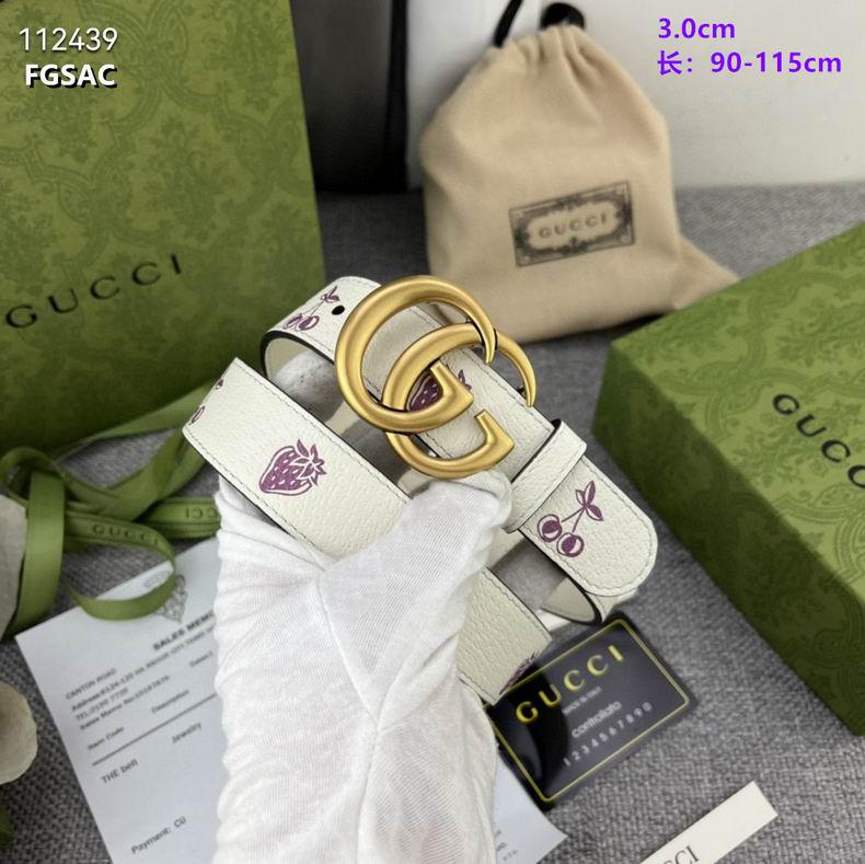 Gucci belt 30mmX90-115cm 8L (40)