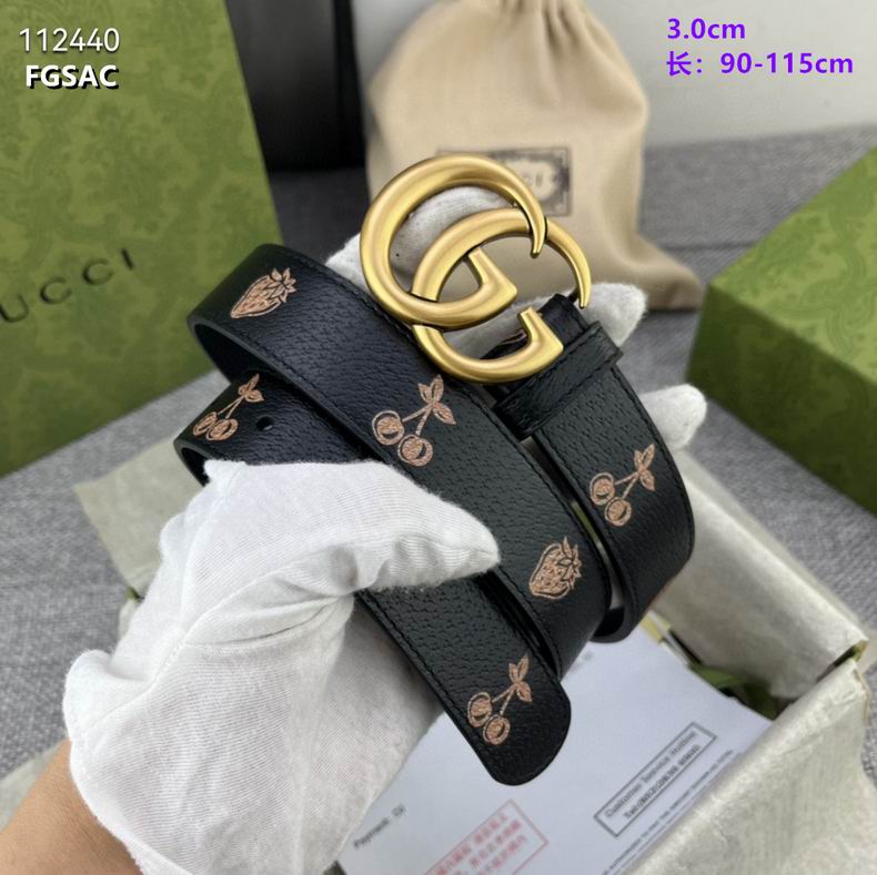 Gucci belt 30mmX90-115cm 8L (41)