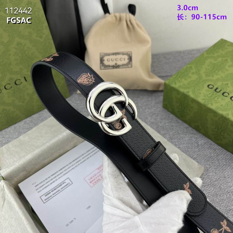 Gucci belt 30mmX90-115cm 8L (46)