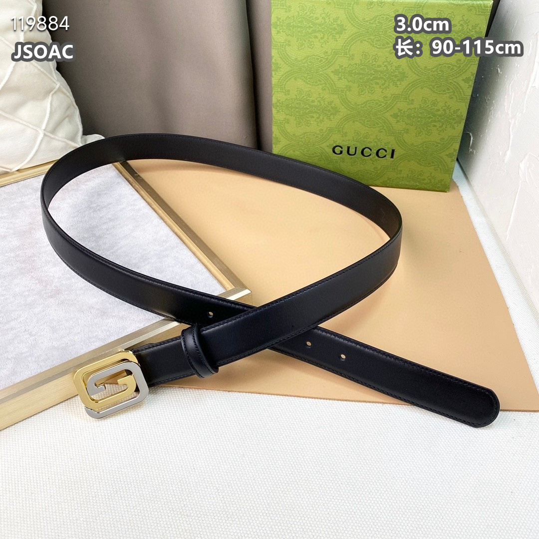 Gucci belt 30mmX90-115cm 8L (5)