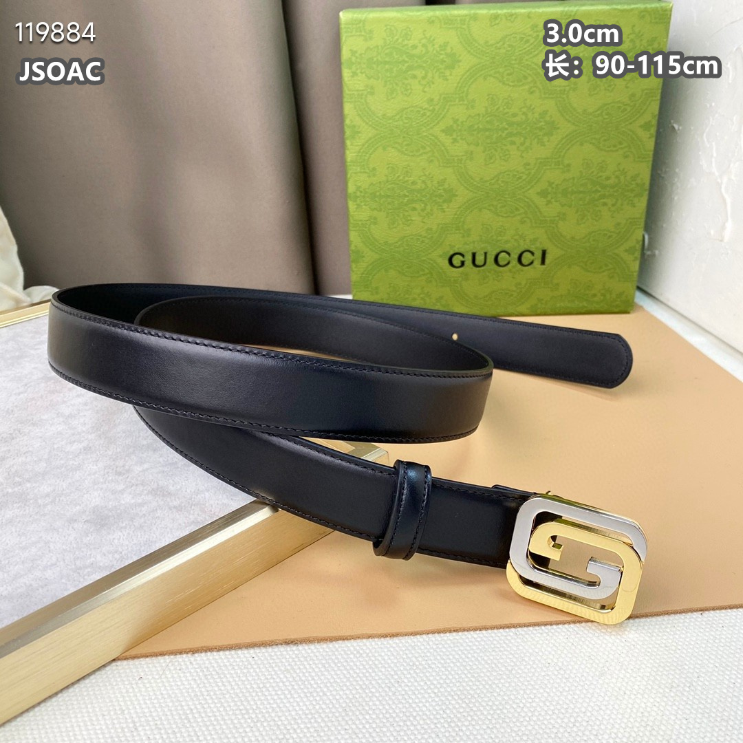 Gucci belt 30mmX90-115cm 8L (7)