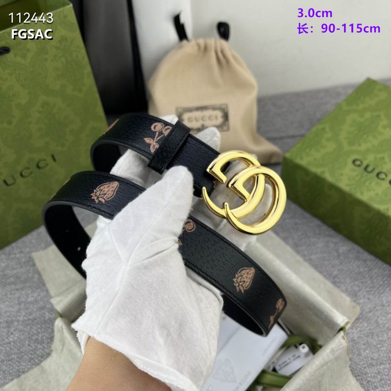 Gucci belt 30mmX90-115cm 8L (9)