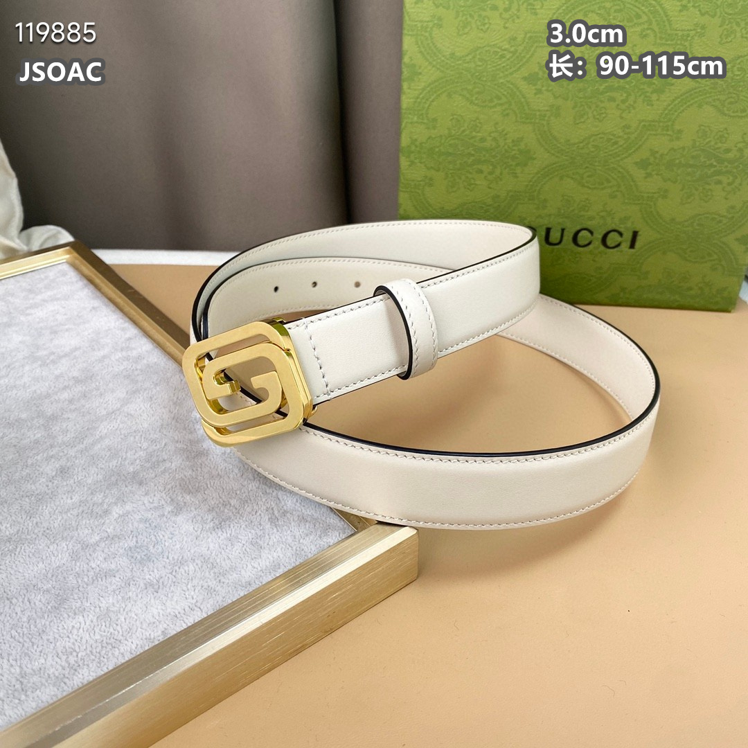Gucci belt 30mmX90-115cm 8L (9)