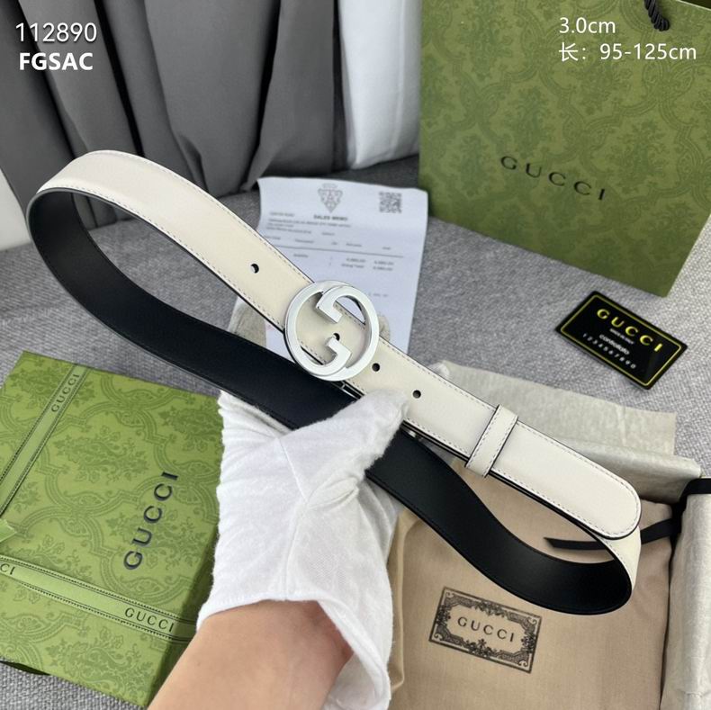 Gucci belt 30mmX95-125cm 8L (10)