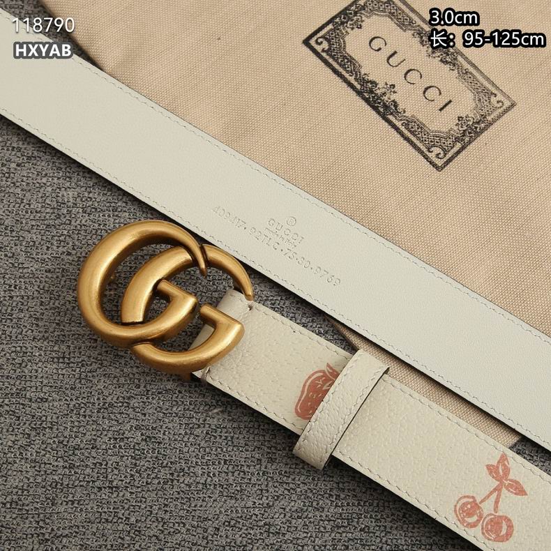 Gucci belt 30mmX95-125cm 8L (10)