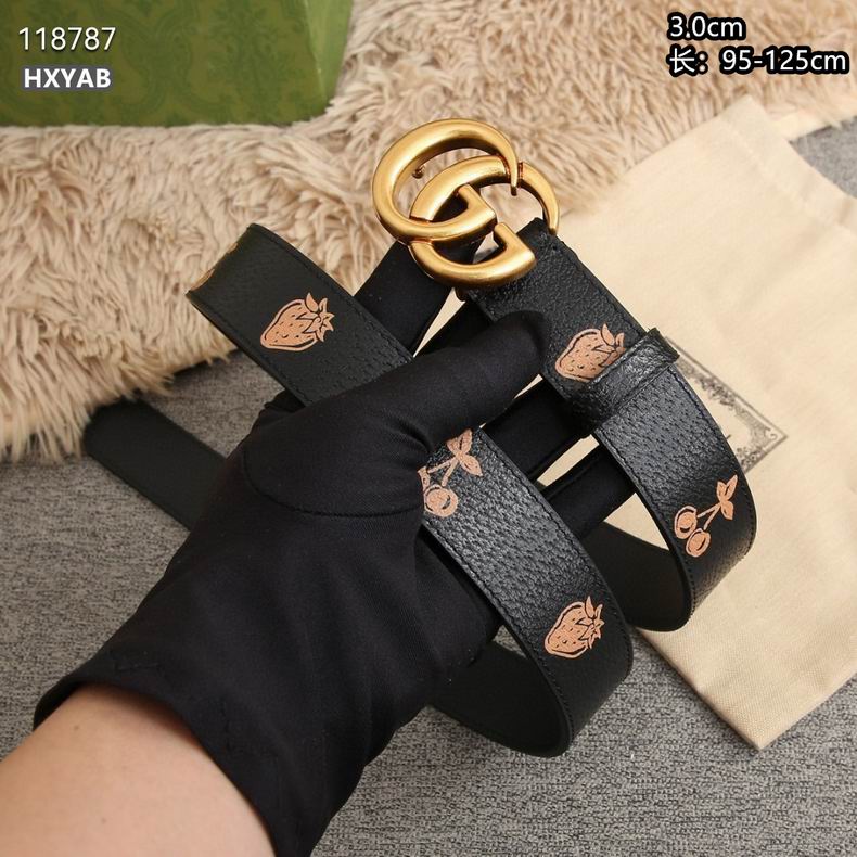Gucci belt 30mmX95-125cm 8L (4)