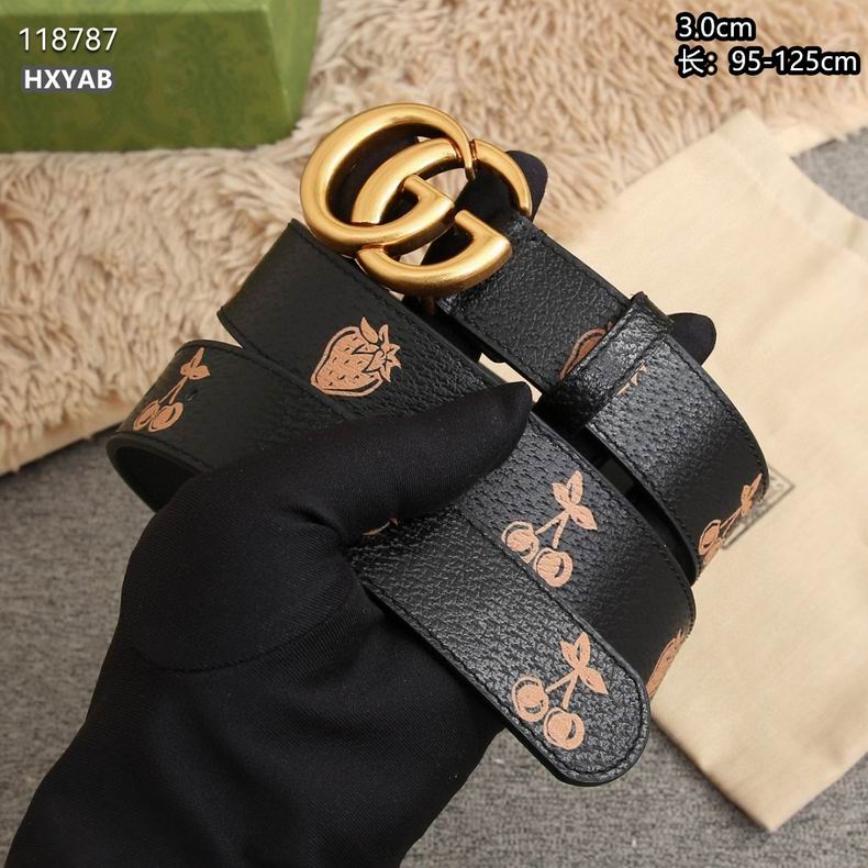 Gucci belt 30mmX95-125cm 8L (6)