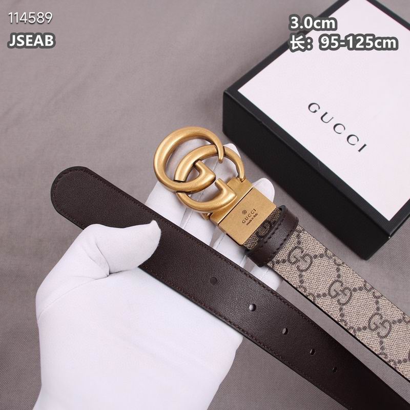 Gucci belt 30mmX95-125cm 8L (9)