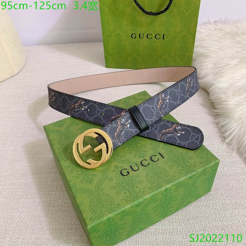Gucci belt 34mmX95-125cm 7D (9)