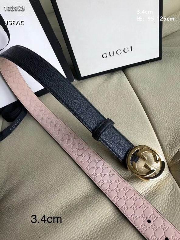 Gucci belt 34mmX95-125cm 8L  (8)