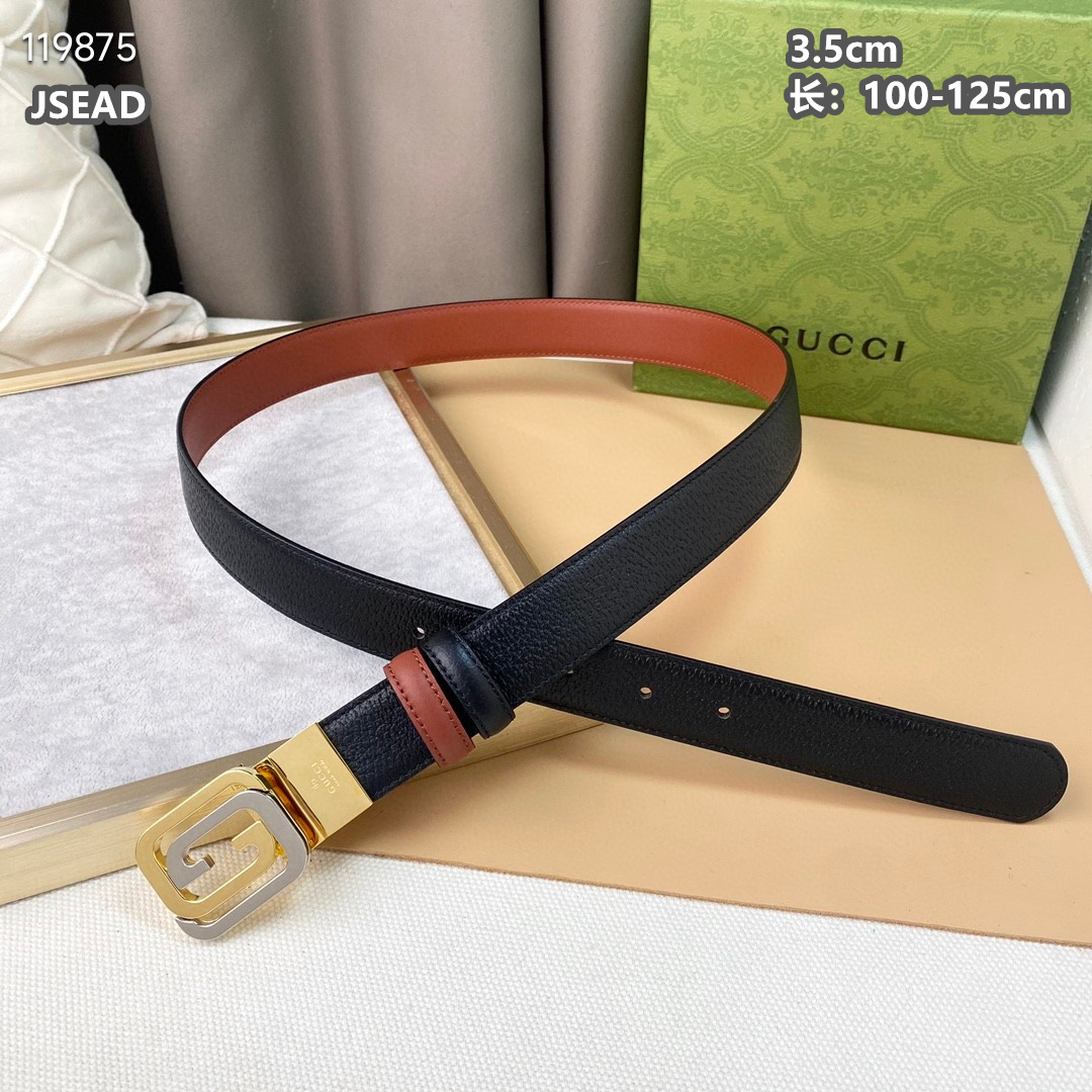 Gucci belt 35mmX100-125cm 8L (1)