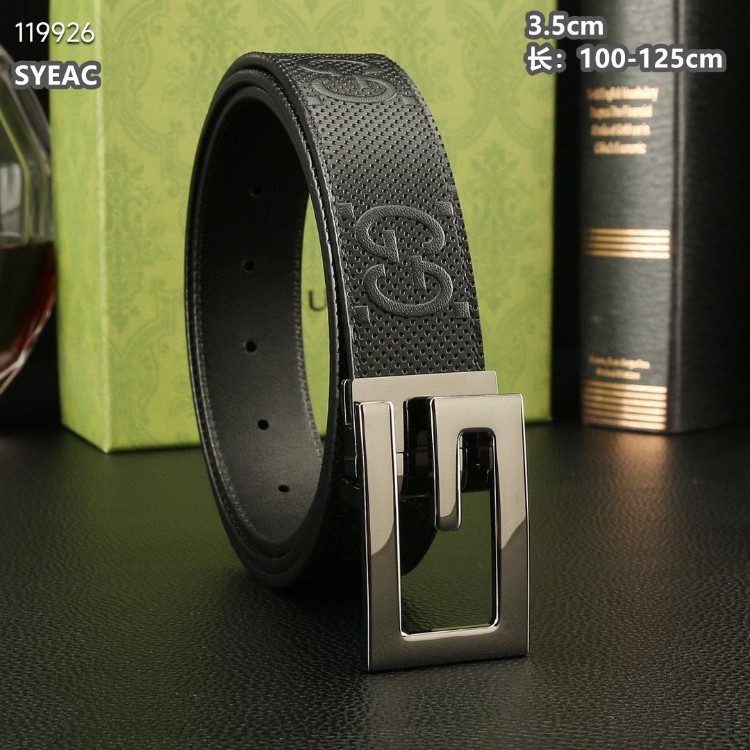 Gucci belt 35mmX100-125cm 8L (1)