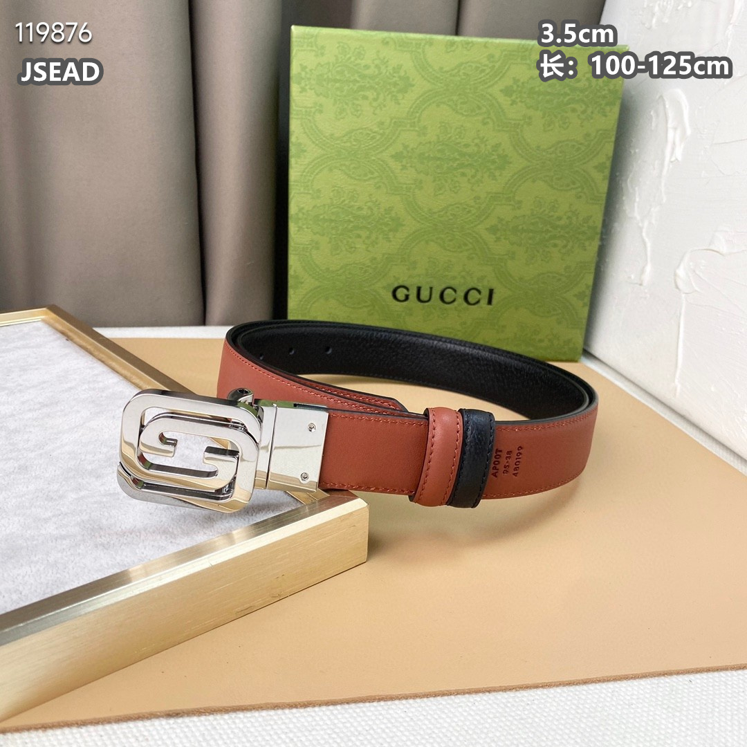 Gucci belt 35mmX100-125cm 8L (10)
