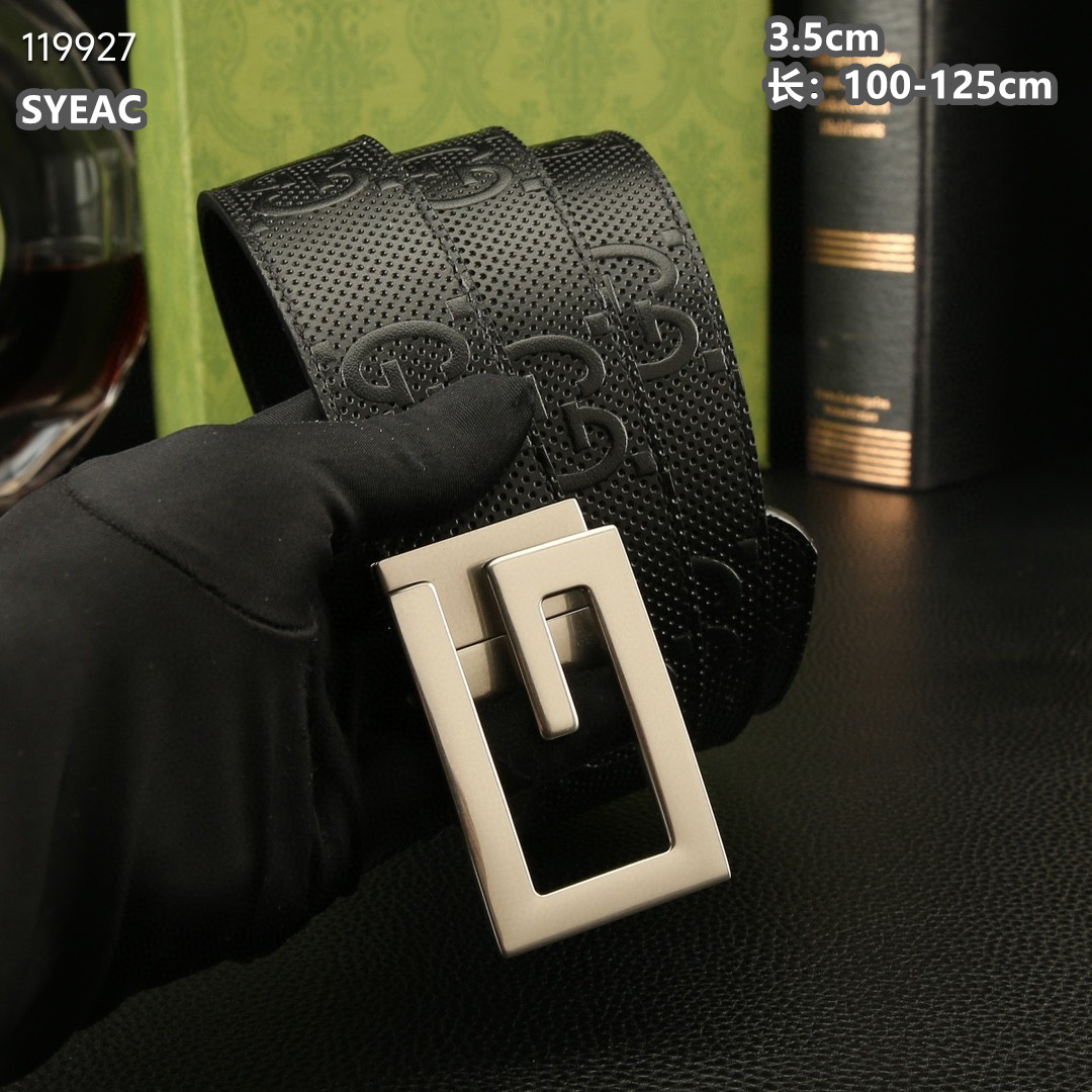 Gucci belt 35mmX100-125cm 8L (10)