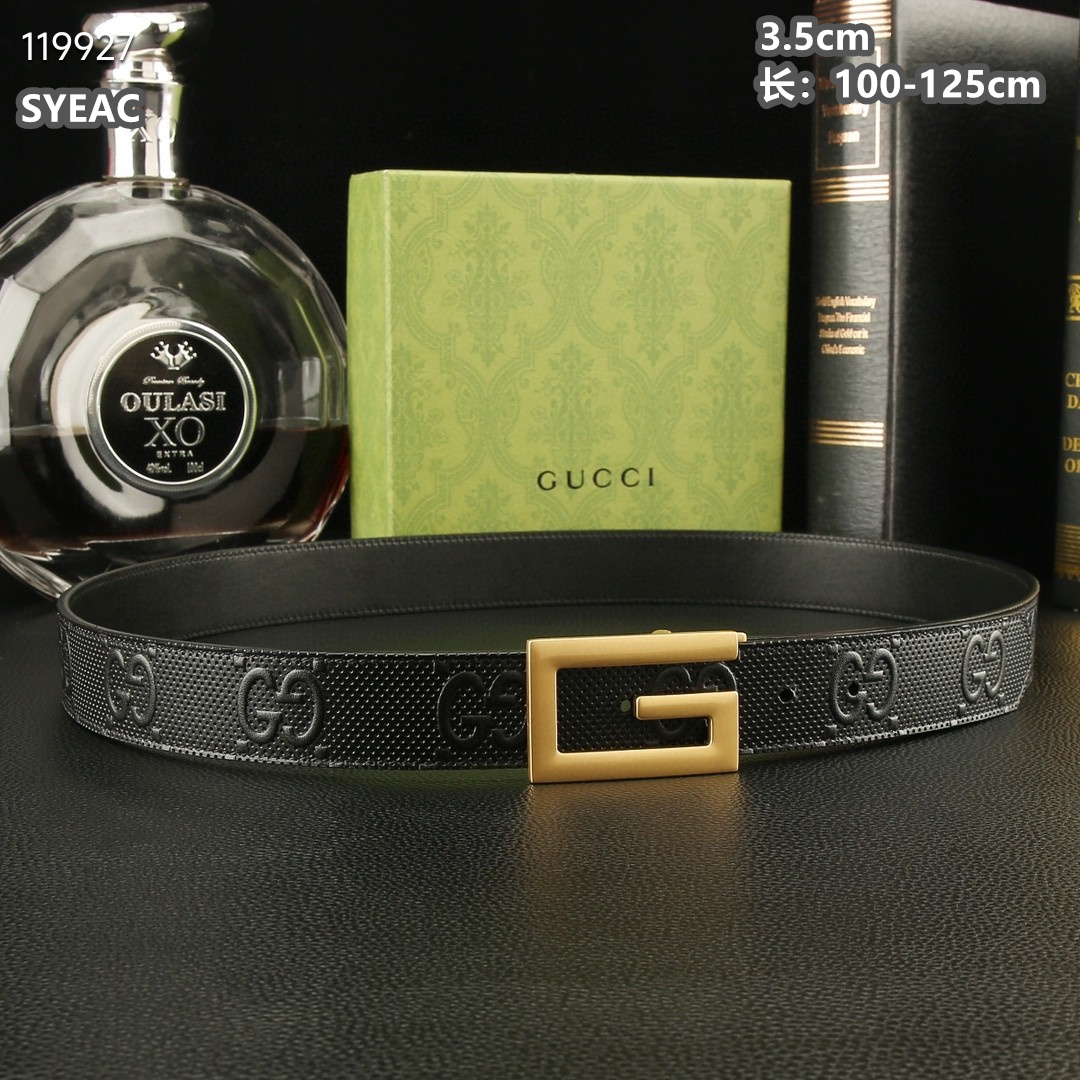 Gucci belt 35mmX100-125cm 8L (15)