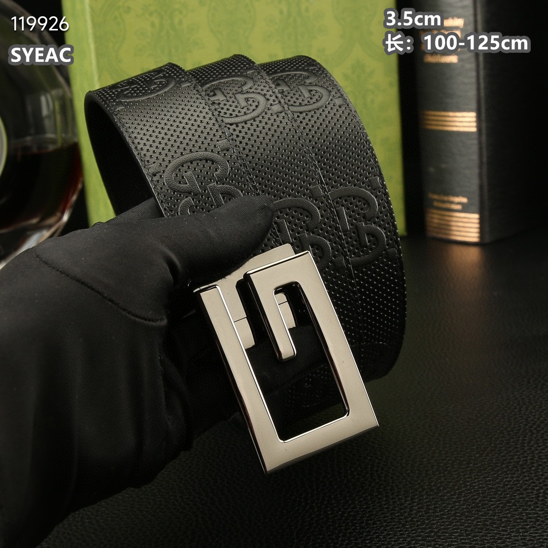 Gucci belt 35mmX100-125cm 8L (2)