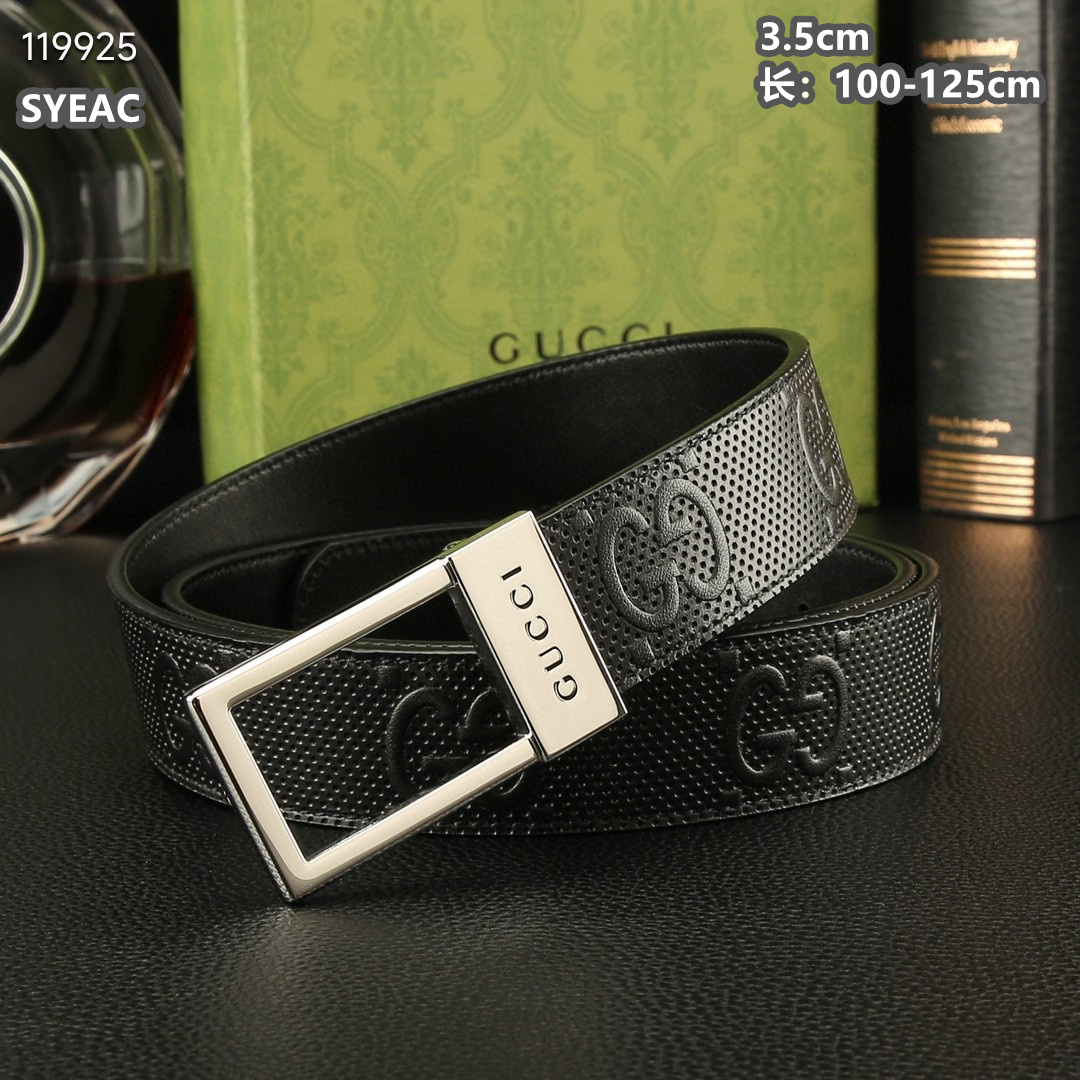 Gucci belt 35mmX100-125cm 8L (2)
