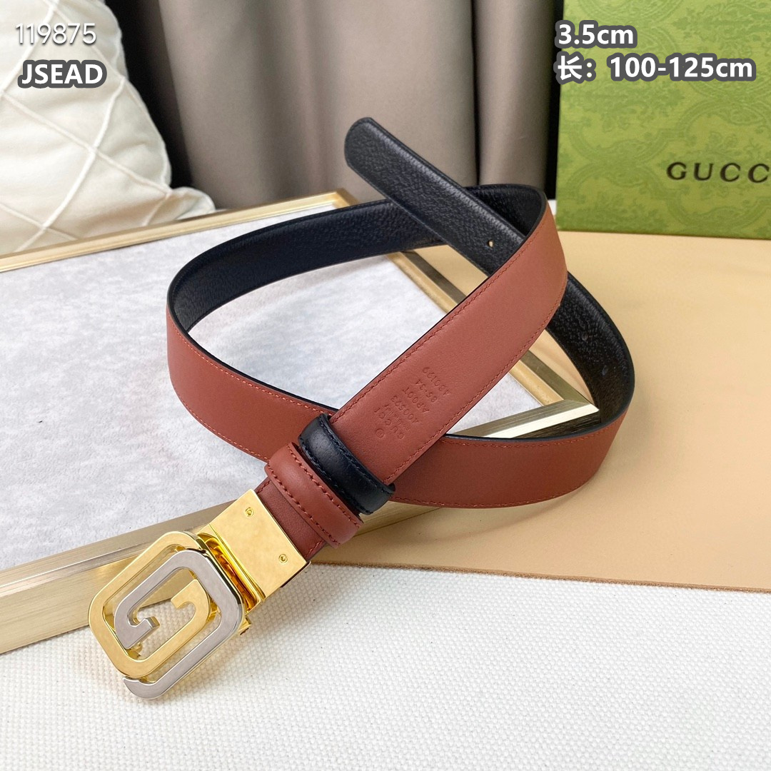 Gucci belt 35mmX100-125cm 8L (4)