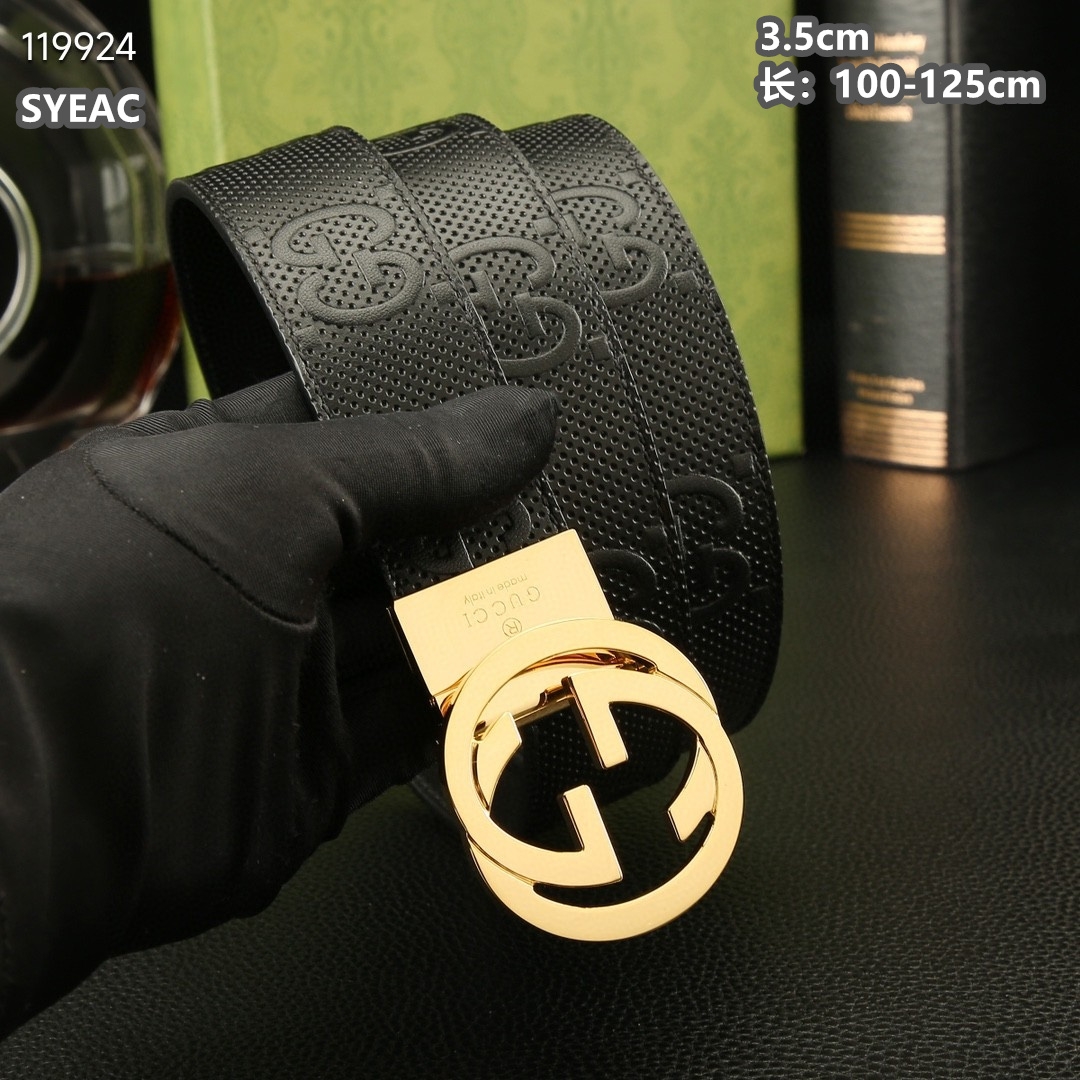 Gucci belt 35mmX100-125cm 8L (4)