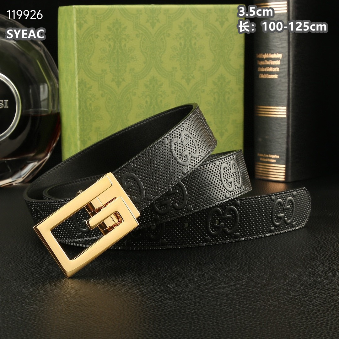 Gucci belt 35mmX100-125cm 8L (5)