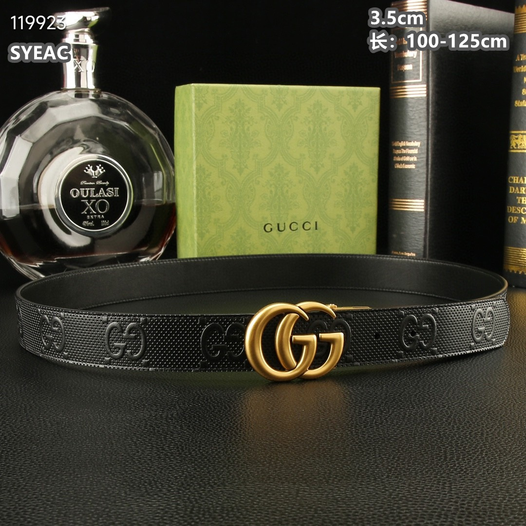 Gucci belt 35mmX100-125cm 8L (5)