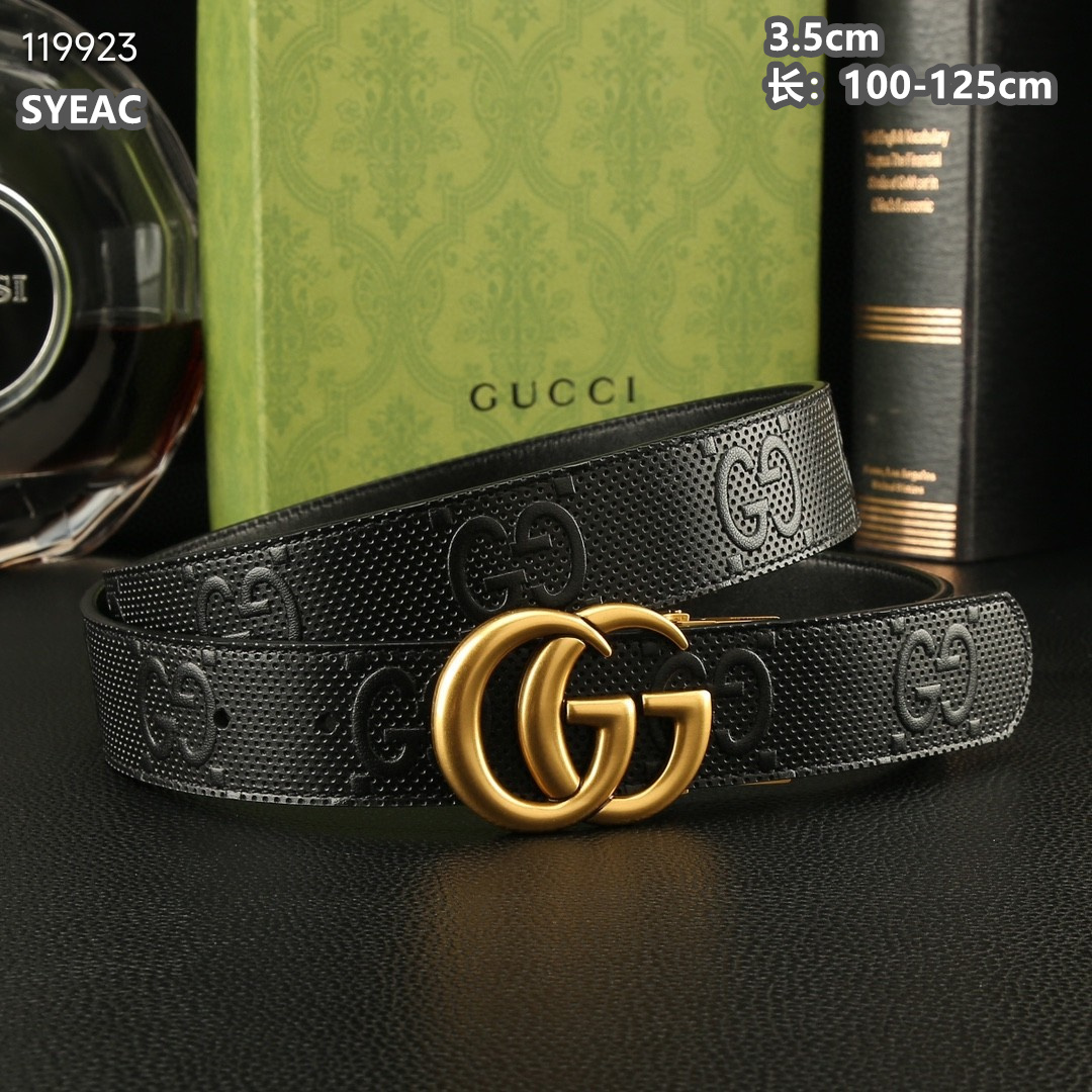 Gucci belt 35mmX100-125cm 8L (6)