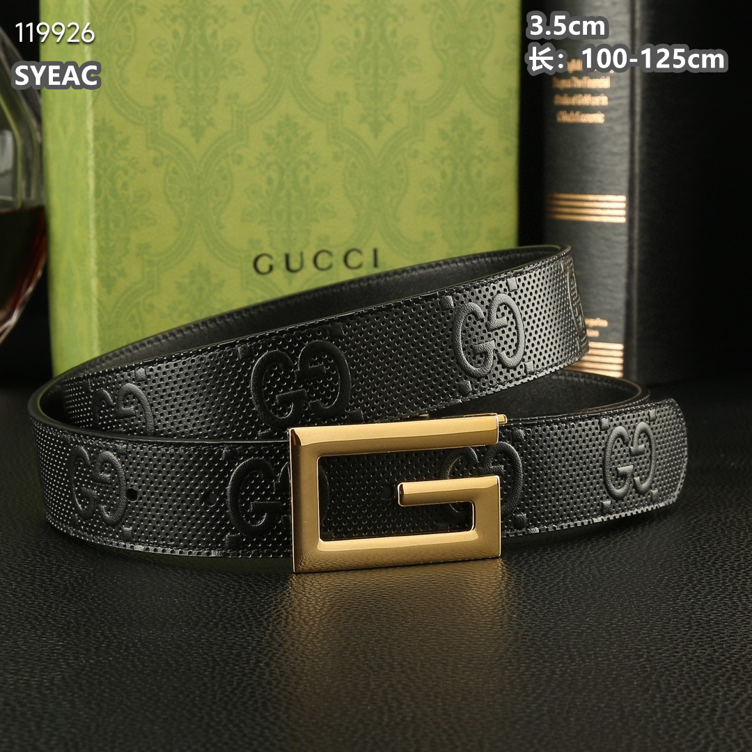 Gucci belt 35mmX100-125cm 8L (7)