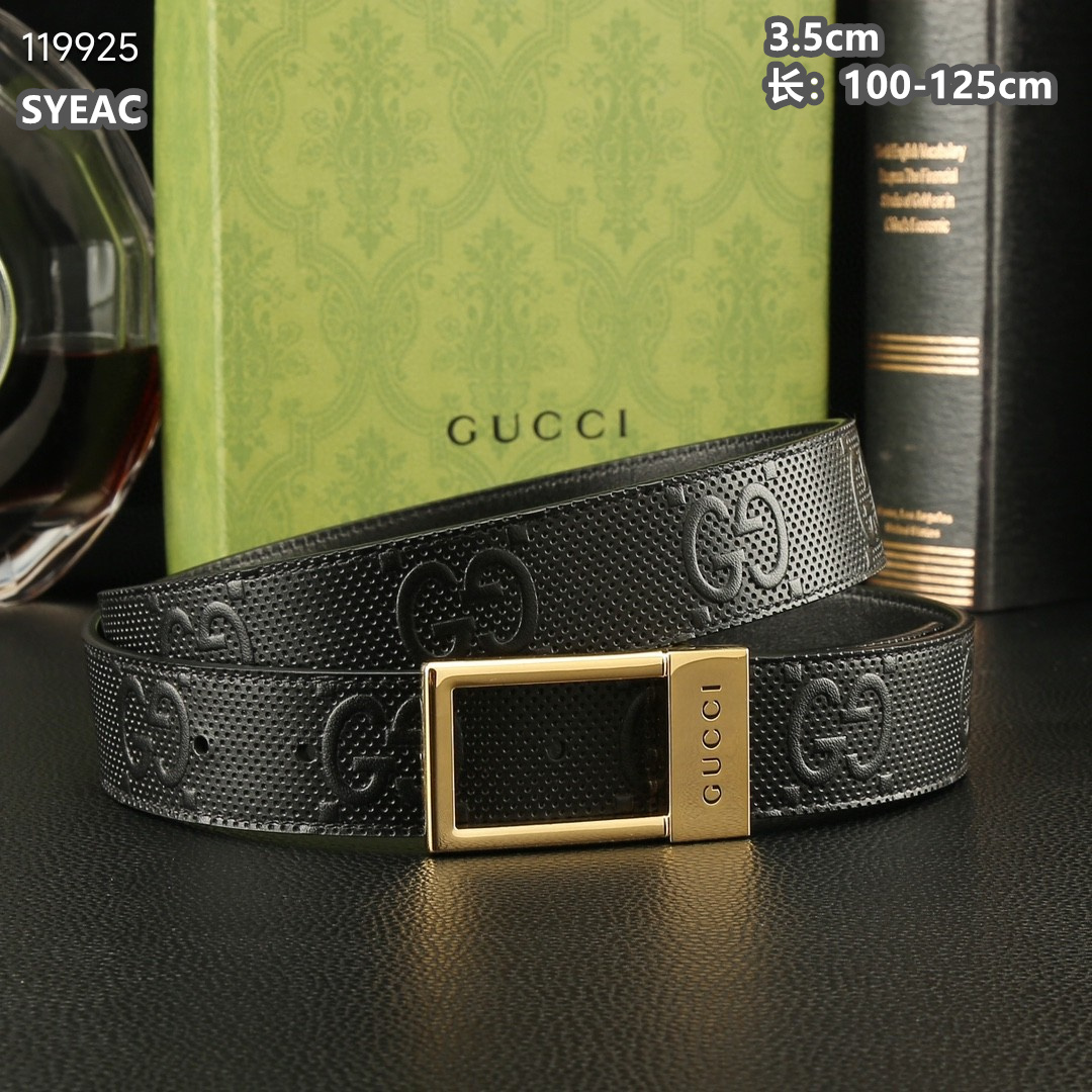 Gucci belt 35mmX100-125cm 8L (7)