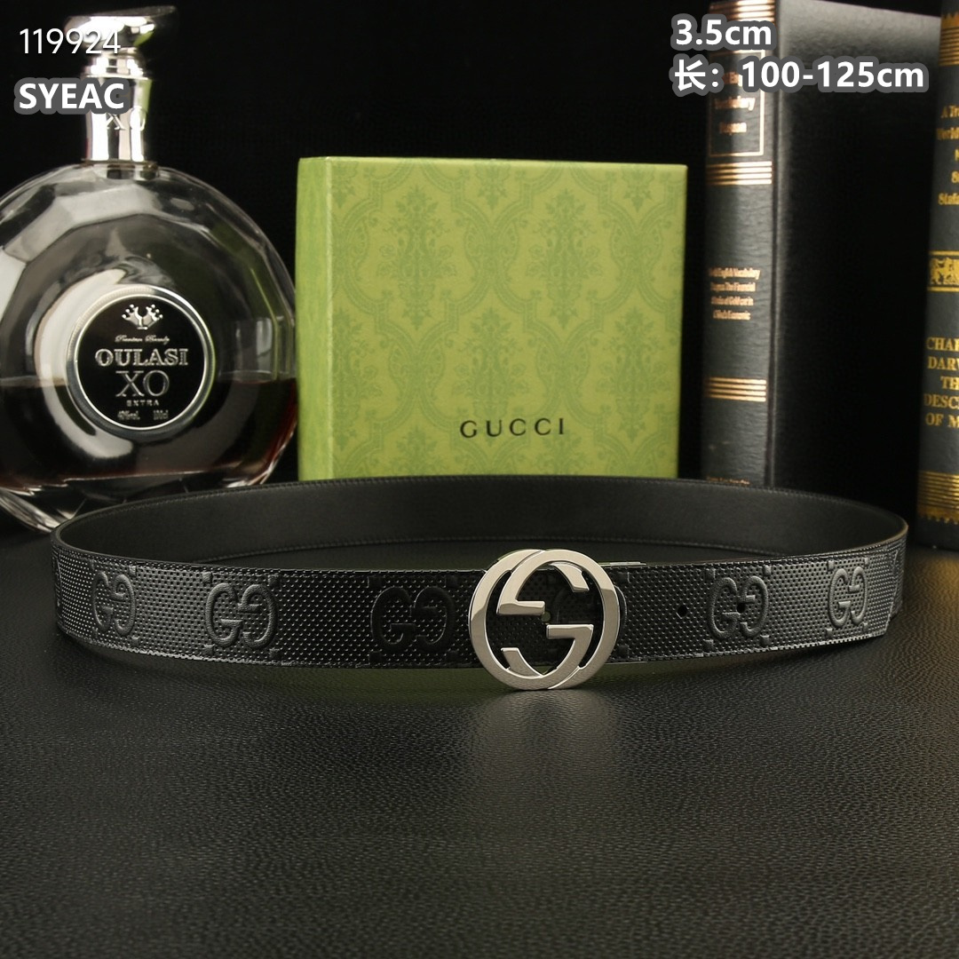 Gucci belt 35mmX100-125cm 8L (7)
