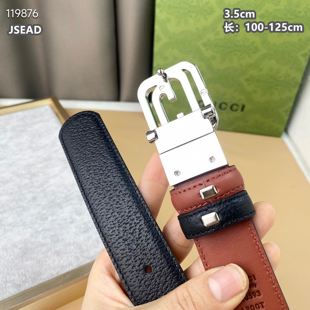 Gucci belt 35mmX100-125cm 8L (8)
