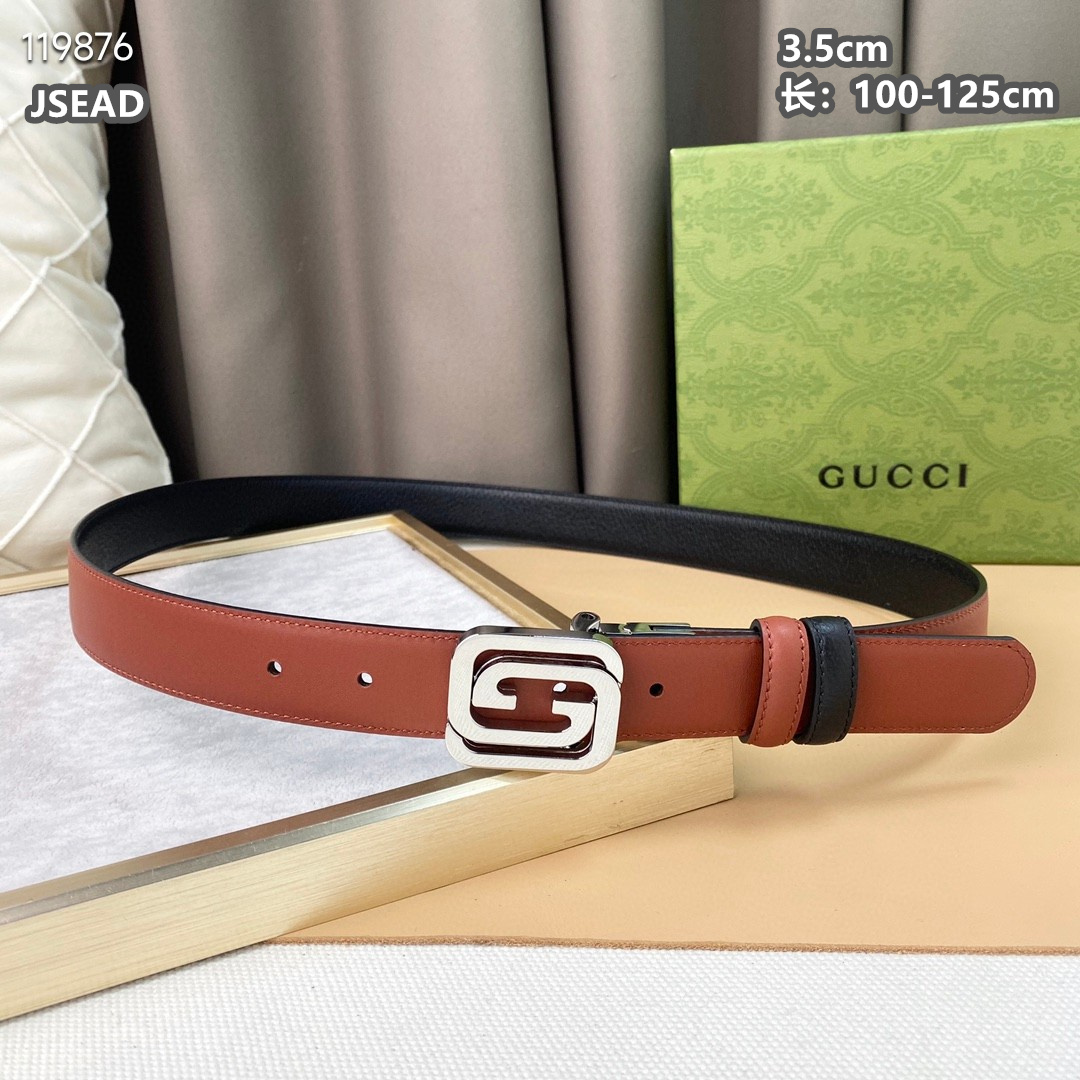 Gucci belt 35mmX100-125cm 8L (9)