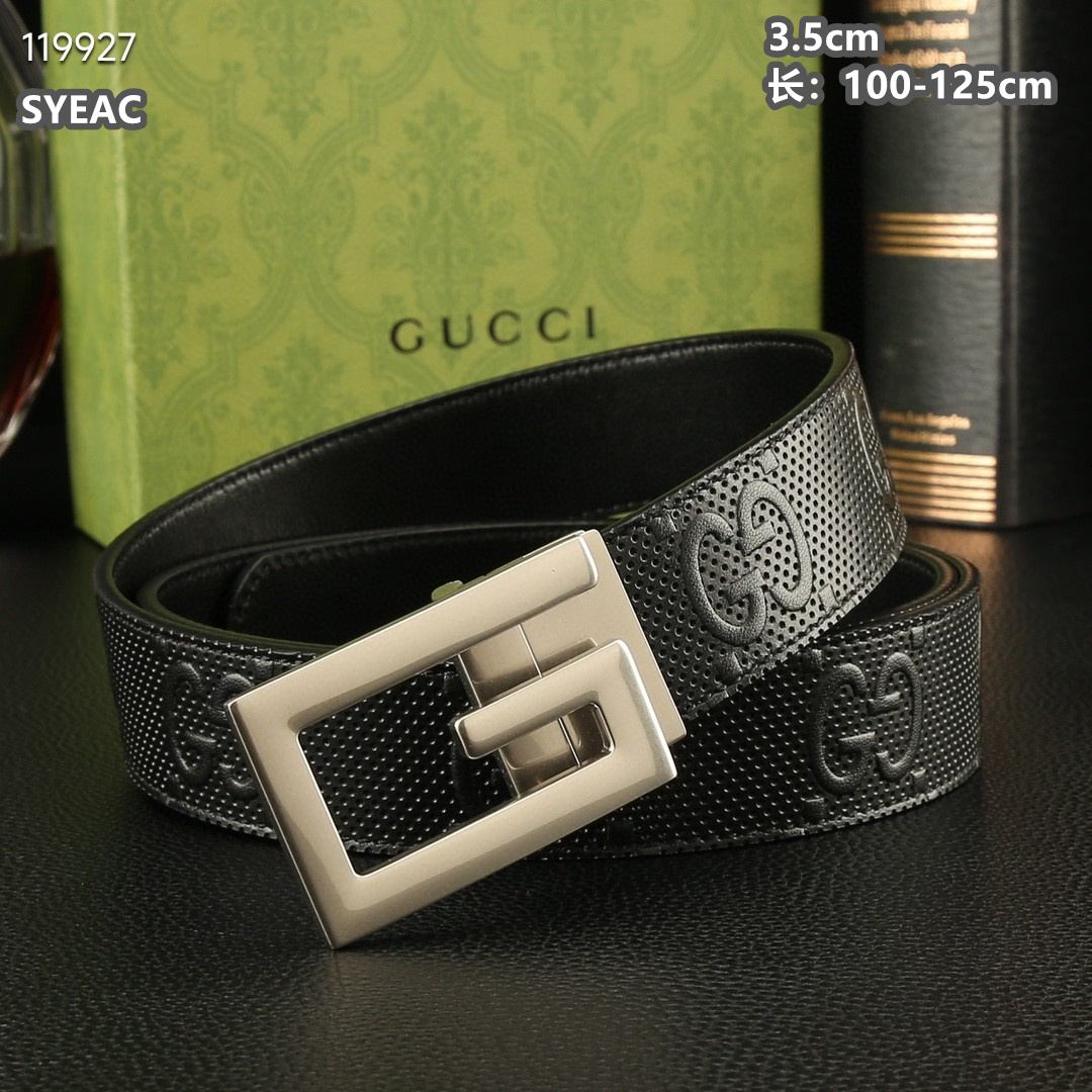 Gucci belt 35mmX100-125cm 8L (9)
