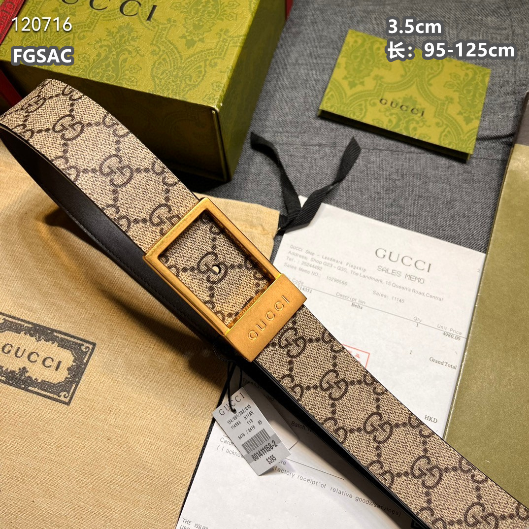 Gucci belt 35mmX95-125cm 8L (12)