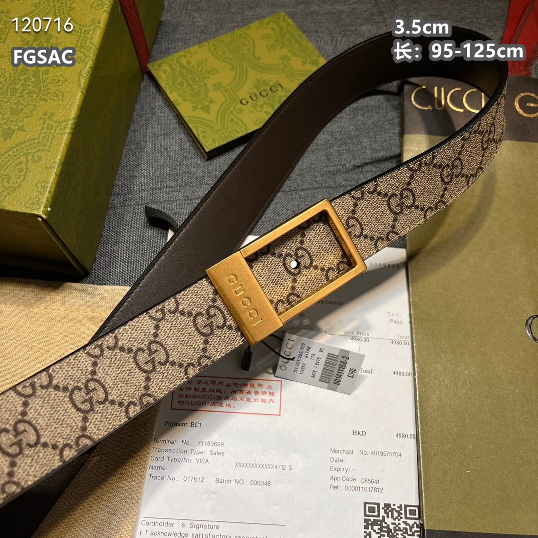 Gucci belt 35mmX95-125cm 8L (14)