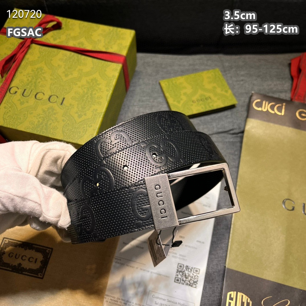 Gucci belt 35mmX95-125cm 8L (28)