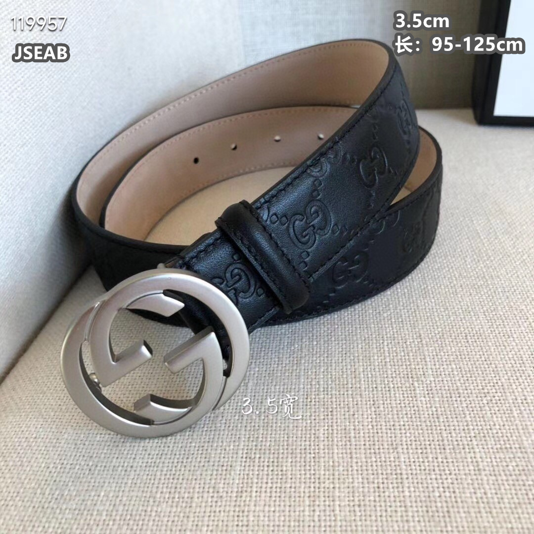 Gucci belt 35mmX95-125cm 8L  (1)