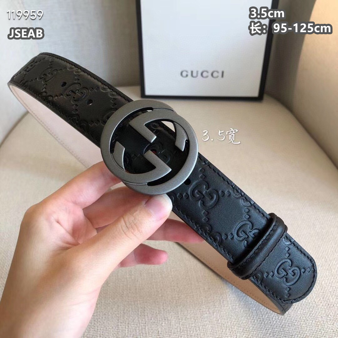 Gucci belt 35mmX95-125cm 8L  (10)