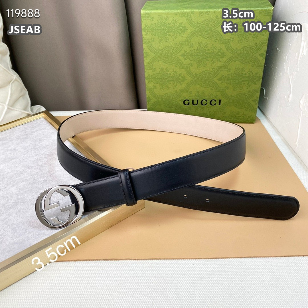 Gucci belt 35mmX95-125cm 8L  (12)