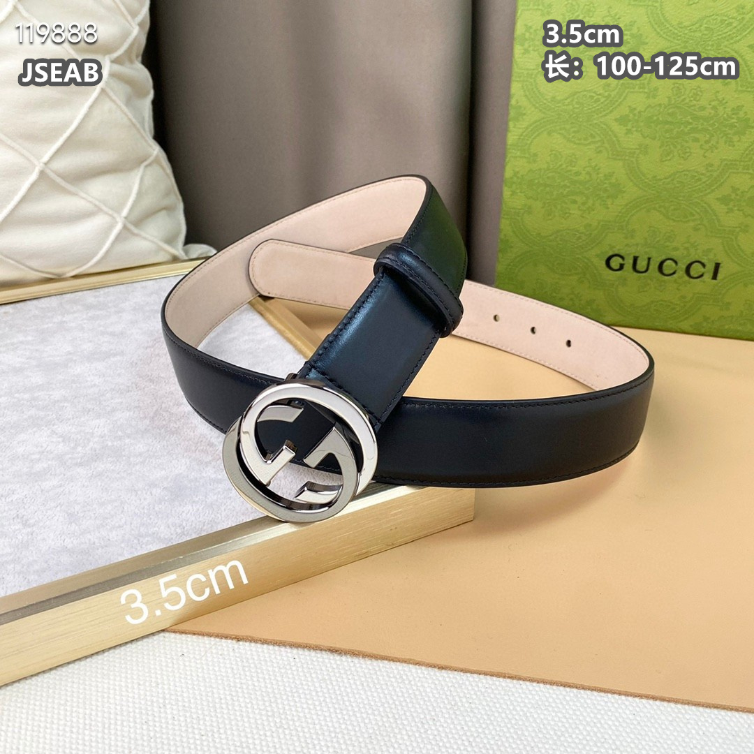 Gucci belt 35mmX95-125cm 8L  (13)