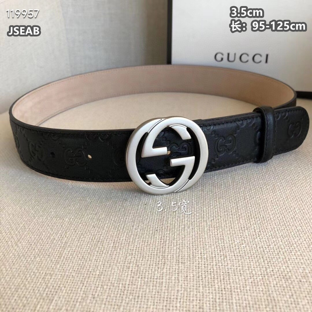 Gucci belt 35mmX95-125cm 8L  (3)