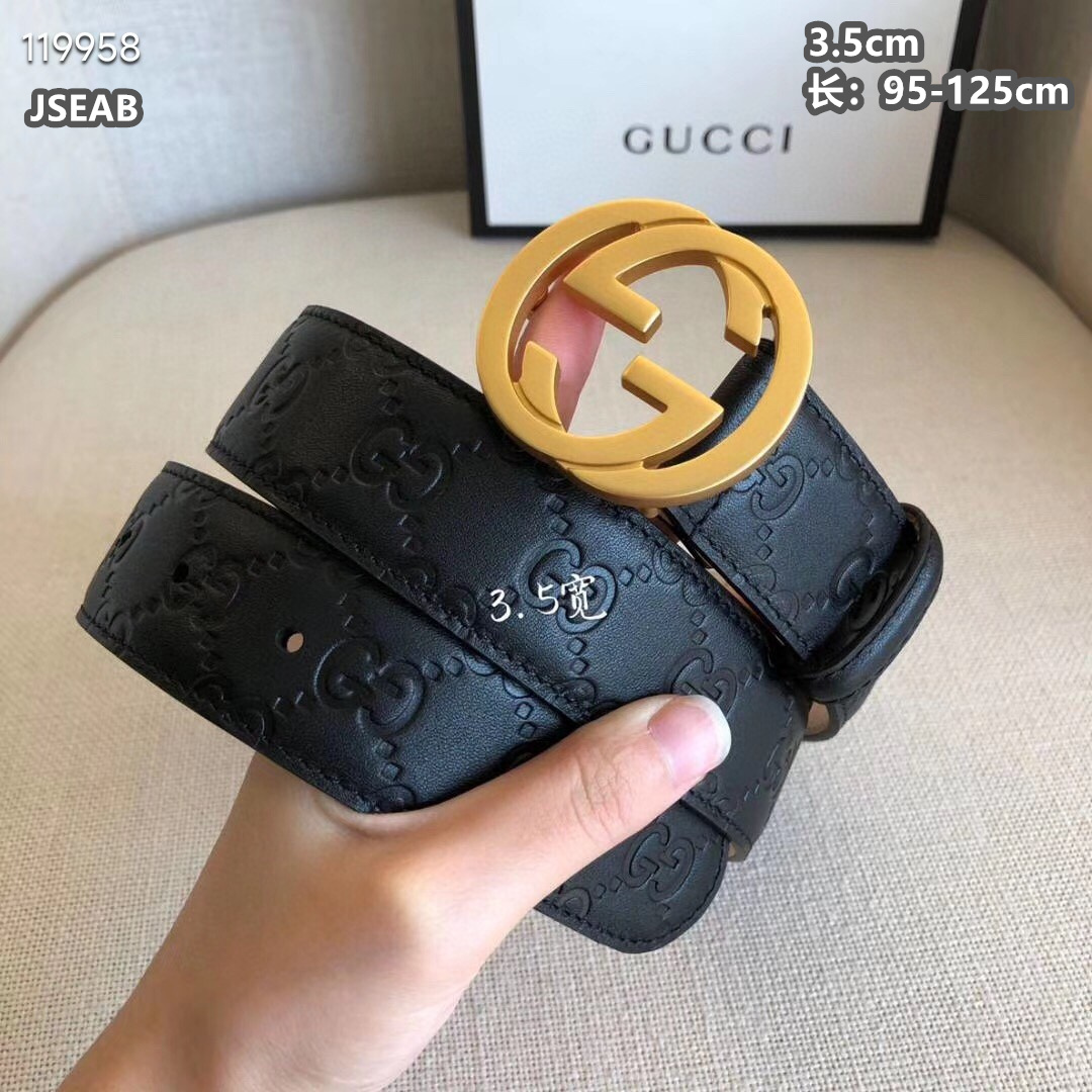Gucci belt 35mmX95-125cm 8L  (4)