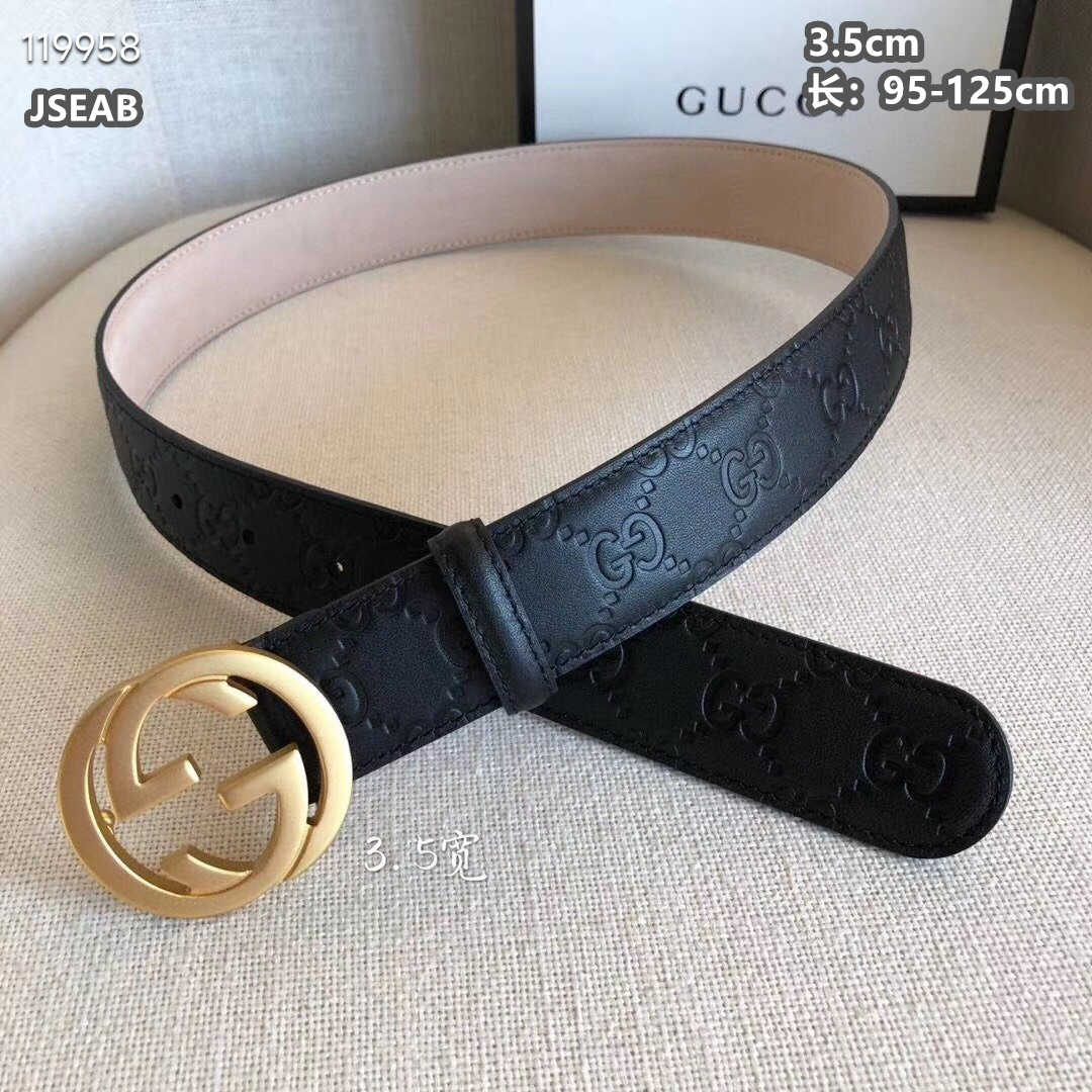 Gucci belt 35mmX95-125cm 8L  (5)