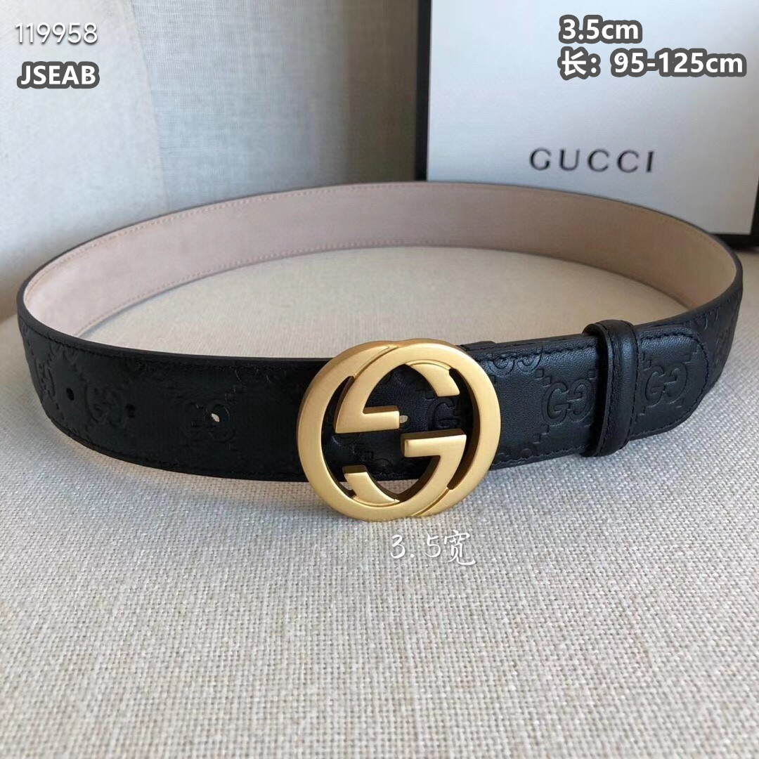 Gucci belt 35mmX95-125cm 8L  (7)